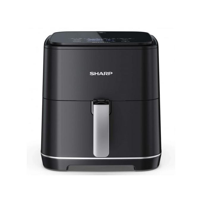 Sharp Digital Air Fryer, 5.5 Liters, 1450 Watts, Black - KF-AF50RT-K3 Sharp Digital Air Fryer, 5.5 Liters, 1450 Watts, Black - KF-AF50RT-K3